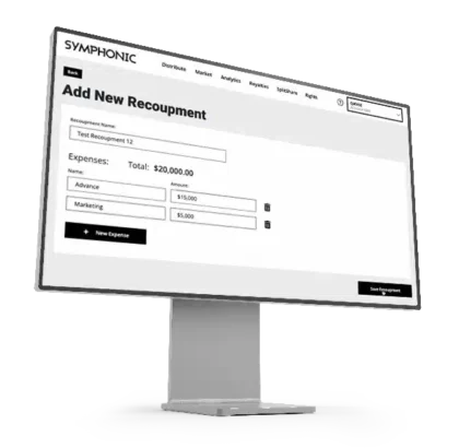 A computer screen displaying the add new requisition page for Music Analytics.